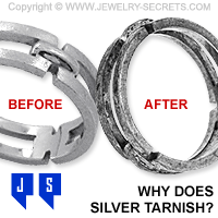 WHY DOES SILVER TARNISH AND TURN BLACK 