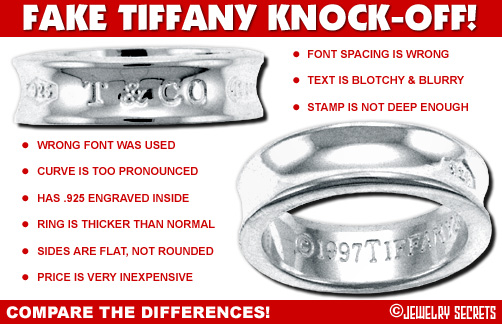 fake tiffany and co ring