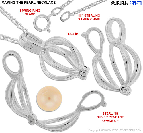WISH PEARL NECKLACE KIT - Jewelry Secrets