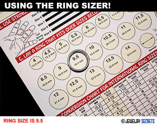 printable finger ring sizer