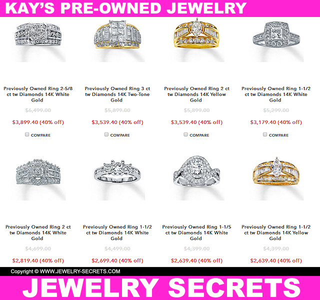 KAY JEWELER'S PRE-OWNED JEWELRY 