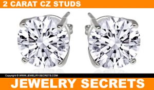 2 CARAT CZ STUDS JUST $4 – FREE SHIPPING! – Jewelry Secrets