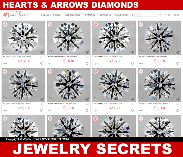 HEARTS \u0026 ARROWS DIAMOND WITH A SCOPE 