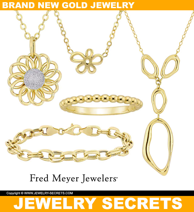Brand New Gold Jewelry From Fred Meyer Jewelers