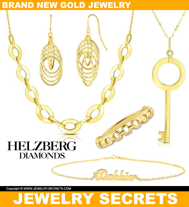 Brand New Gold Jewelry From Helzberg Jewelers